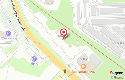 Шиномонтажная мастерская на Тихоокеанской улице на карте