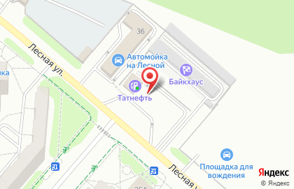 Татнефть на Лесной улице в Нижнекамске на карте