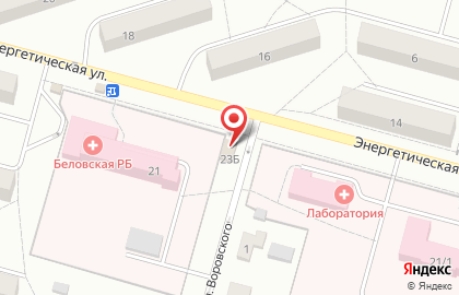 Продовольственный магазин Виктория на Энергетической улице на карте