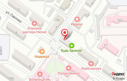 Продуктовый магазин Барис-Плюс в Октябрьском районе на карте