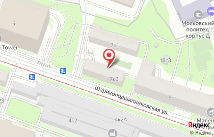ООО "Автомаркет" на Шарикоподшипниковской улице на карте