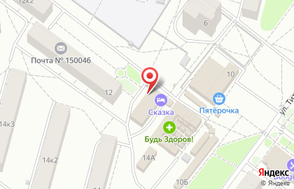 Супермаркет ДИКСИ на улице Титова на карте