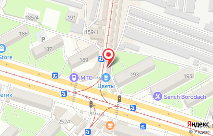 Универсальная ярмарка цветов на улице Стасова на карте