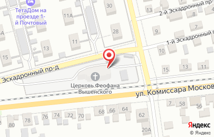 Храм в честь великомученика Георгия Победоносца в Тамбове на карте