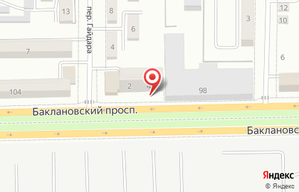 Центр технической инвентаризации на Баклановском проспекте на карте