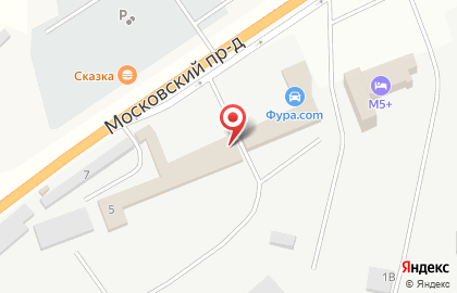 Кафе Комета в Московском проезде на карте
