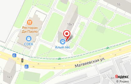Дом культуры Гагаринец в Очаково-Матвеевском на карте