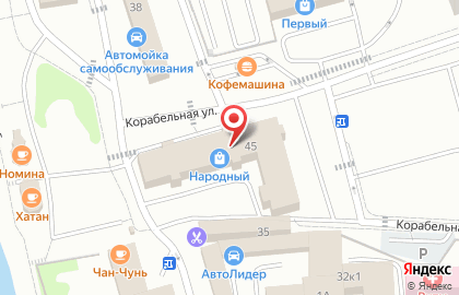 Магазин Счастливый малыш на Корабельной улице, 32 к 4 на карте