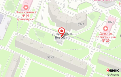 Автошкола Авента на улице Просвещения на карте