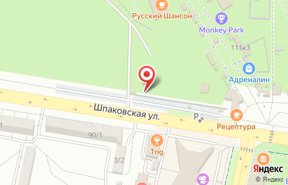 Шиномонтажная мастерская на Шпаковской улице на карте