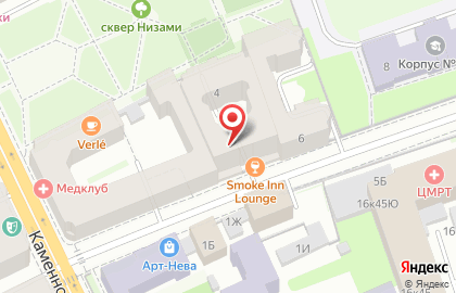 ЦМРТ Петроградский на улице Рентгена на карте