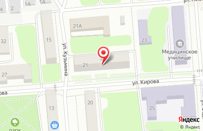 Библиотека искусств на улице Кирова на карте