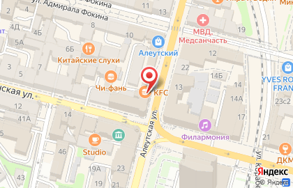 Ресторан быстрого питания KFC в Фрунзенском районе на карте