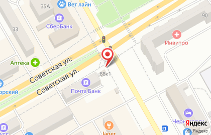 Салон сотовой связи Связной на Советской улице на карте