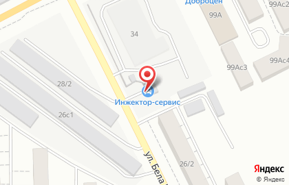 Автокомплекс Инжектор-сервис в Томске на карте