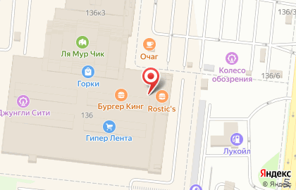 Ресторан быстрого питания KFC в Тракторозаводском районе на карте