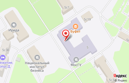 Московский гуманитарный университет на карте