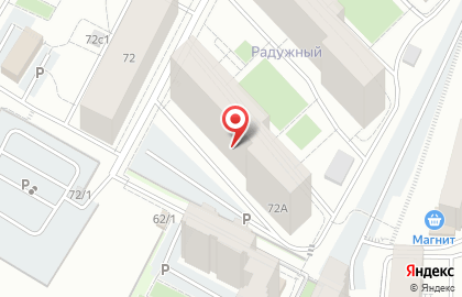 Радужный, ОАО ДСК в Советском районе на карте