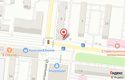 Киоск овощей и фруктов на Центральной улице на карте