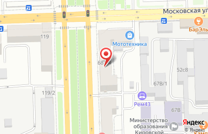 Магазин Союз Обувь на Московской улице на карте