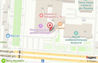 Салон-парикмахерская Соната на Пролетарской улице на карте