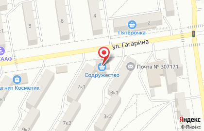Товары для праздника на улице Гагарина на карте