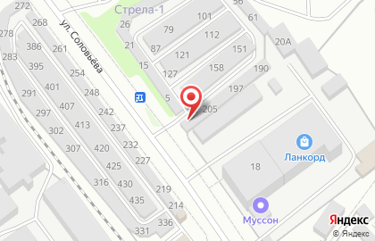 Гаражный кооператив Стрела-1 на карте