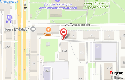 Ювелирная мастерская Ювелирный Мир на улице Тухачевского на карте