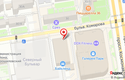 Сервисная компания ATT-Сервис на бульваре Комарова на карте