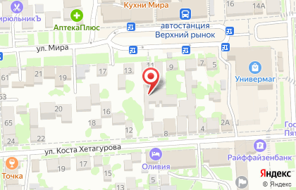 Спортивный зал в Ставрополе на карте