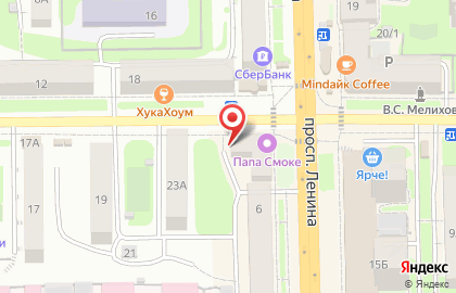 Парикмахерская Дебют на проспекте Ленина на карте