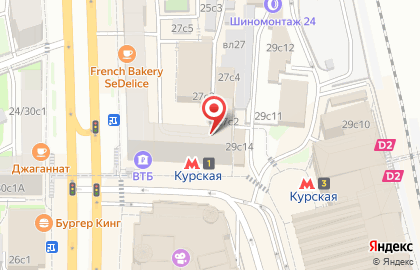 Коворкинг Точка силы на улице Земляной Вал на карте