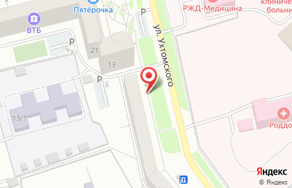 Торговая компания Тенториум на улице Ухтомского на карте