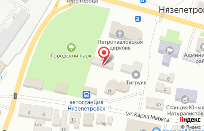 МегаФон в Челябинске на карте