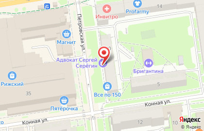Парикмахерская Комплимент на Петровской улице на карте