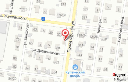 Продовольственный магазин Купеческий дворъ на Пролетарской улице на карте