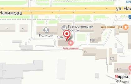 Центр мужского здоровья на улице Нахимова на карте
