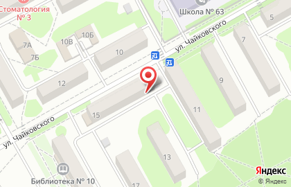 Фирменный магазин молочной продукции Молочные продукты Алтая на улице Чайковского на карте