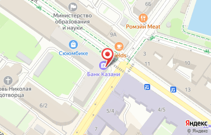 Банк Казани в Казани на карте