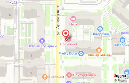 Салон красоты Голливуд на карте
