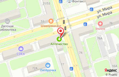 Аптека Аптечество во Владимире на карте