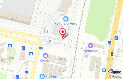 Магазин Семёновский в Левобережном районе на карте