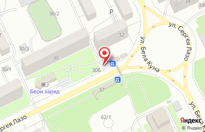 Авангард на улице Сергея Лазо на карте