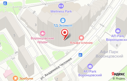 Школа китайского языка на улице Воронцовские Пруды на карте