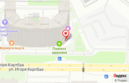 Салон цветов Пион на улице Игоря Киртбая на карте