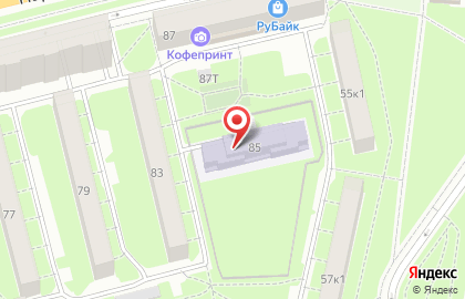 Детский сад №113 в Санкт-Петербурге на карте