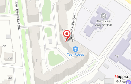 Служба доставки цветов Tver.roses на карте