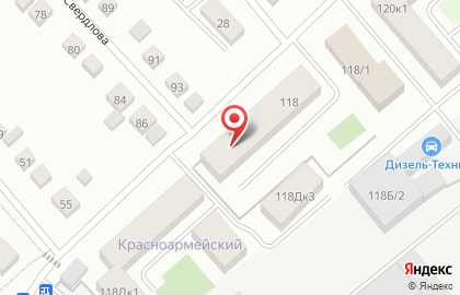 Торговая компания Зеленая поляна на Красноармейской улице на карте
