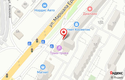 Супермаркет Радеж в Краснооктябрьском районе на карте