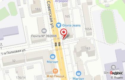 Киоск фастфудной продукции Shaur Club на Советской улице на карте